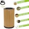 Alpine Industries 32 gal Round Outdoor Can, Cedar, Steel + Plastic wood, 20 in ALP4400-01-CD - alternate 8